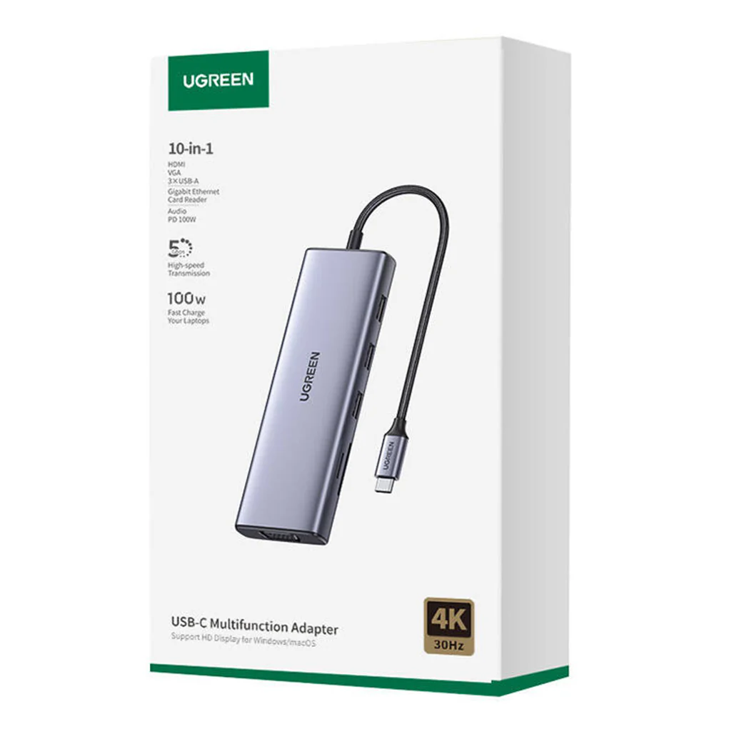 UGREEN CM498 10-in-1 USB-C Hub Adapter - Image 5