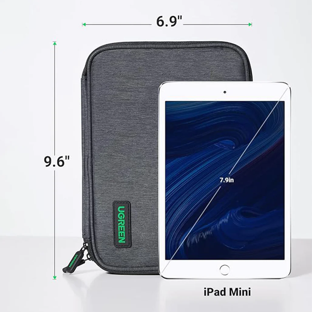 UGreen Multi-Functional Storage Bag for iPad & Accessories | Water-Resistant Tablet Case - Image 3