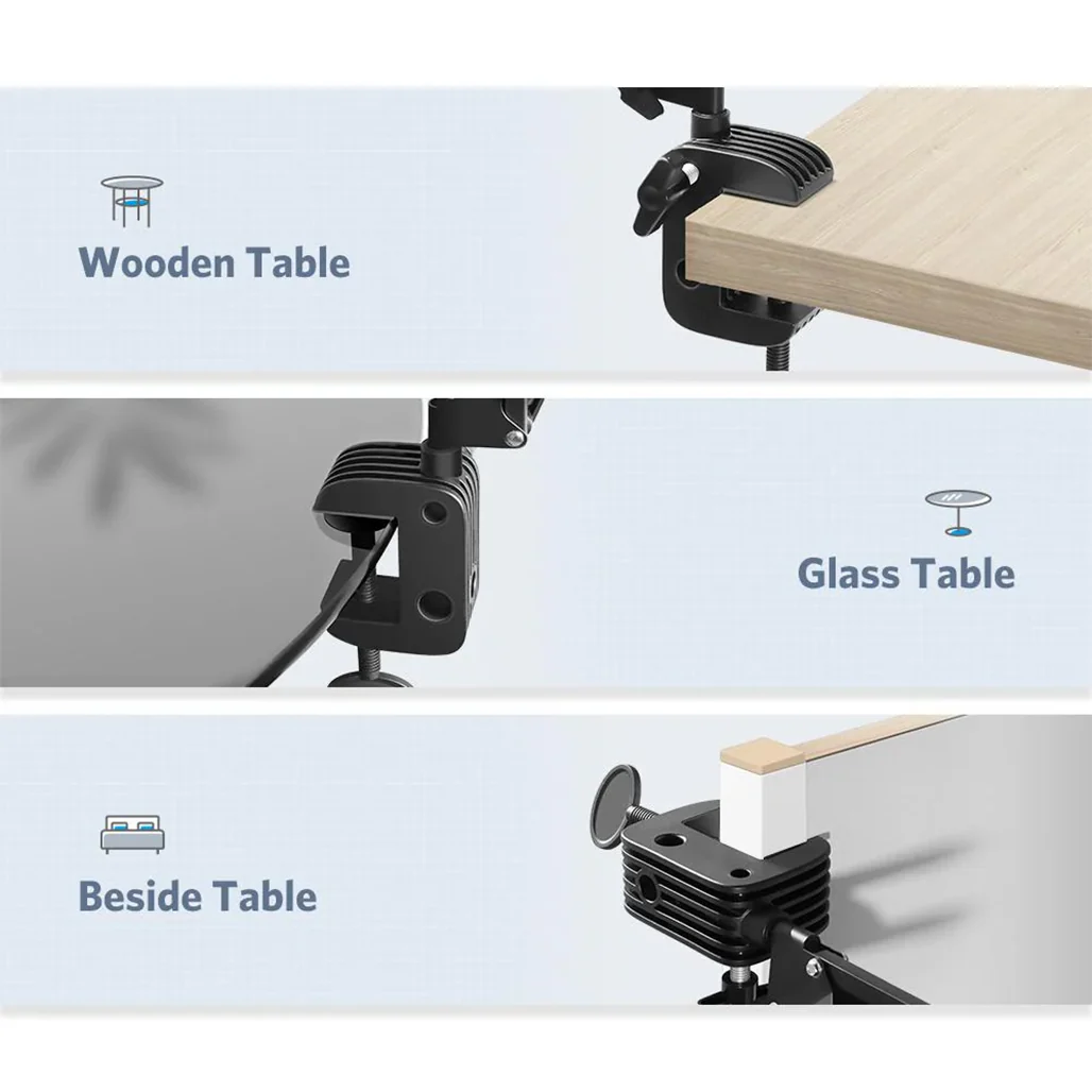 UGREEN Lazy Arm Tablet Holder | 360° Adjustable Tablet Stand with 2-Stage Flexible Arms - Image 7