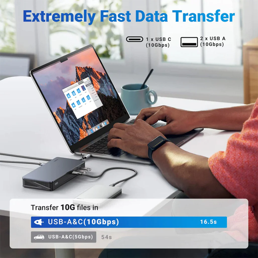 UGreen Revodok Pro 209 9-in-1 4K HDMI Universal Docking Station - Image 5