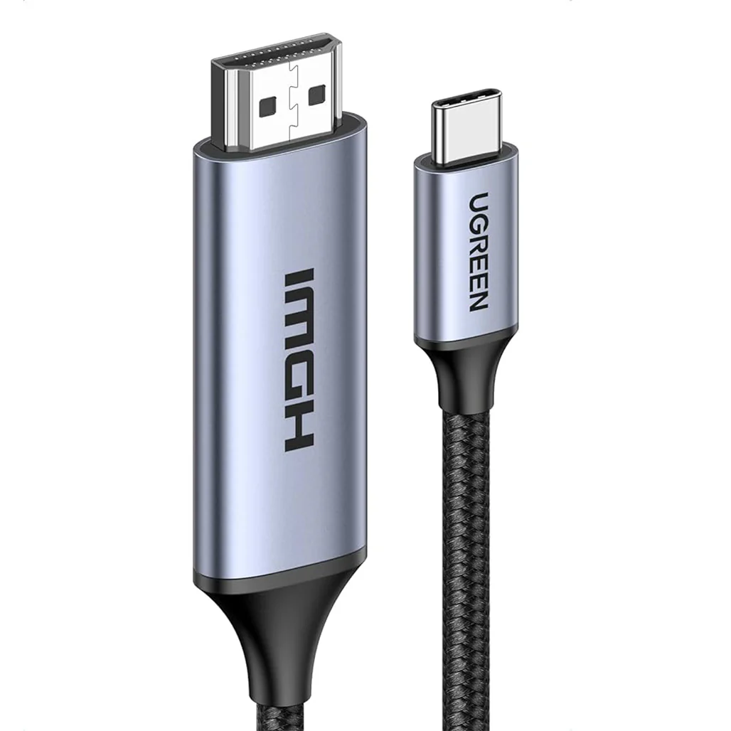 UGreen USB-C to HDMI 2.1 Cable 8K@60Hz | High-Speed 48Gbps, Dynamic HDR, Universal Compatibility - Image 2