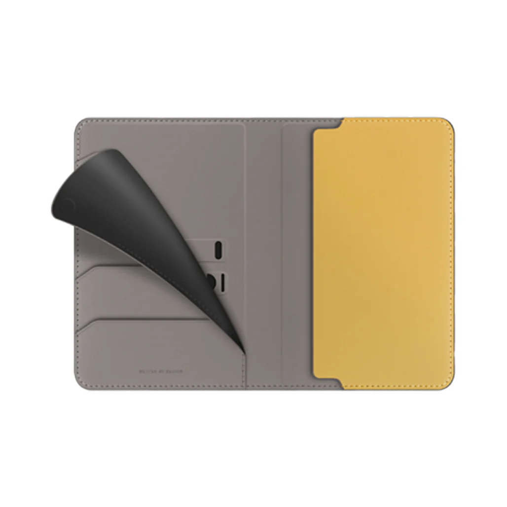 Uniq Belmont Vegan Leather Passport Holder – RFID Protection, Slim Travel Wallet - Image 3