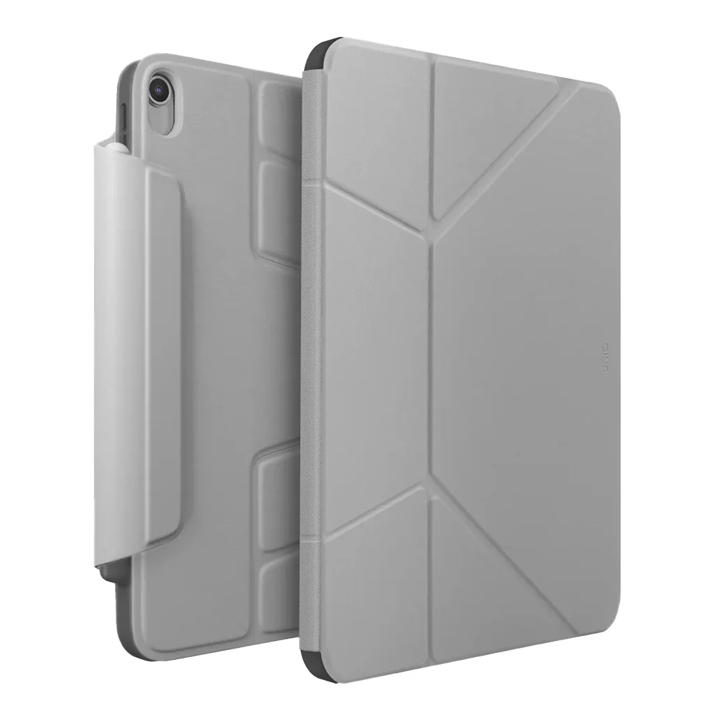 Uniq Ryze 360 Rotating Stand Case for iPad Air 11" M2 (2024), 10.9" 5th & 4th Gen – Smart Foldable Cover with Pencil Charging Holder - Image 4