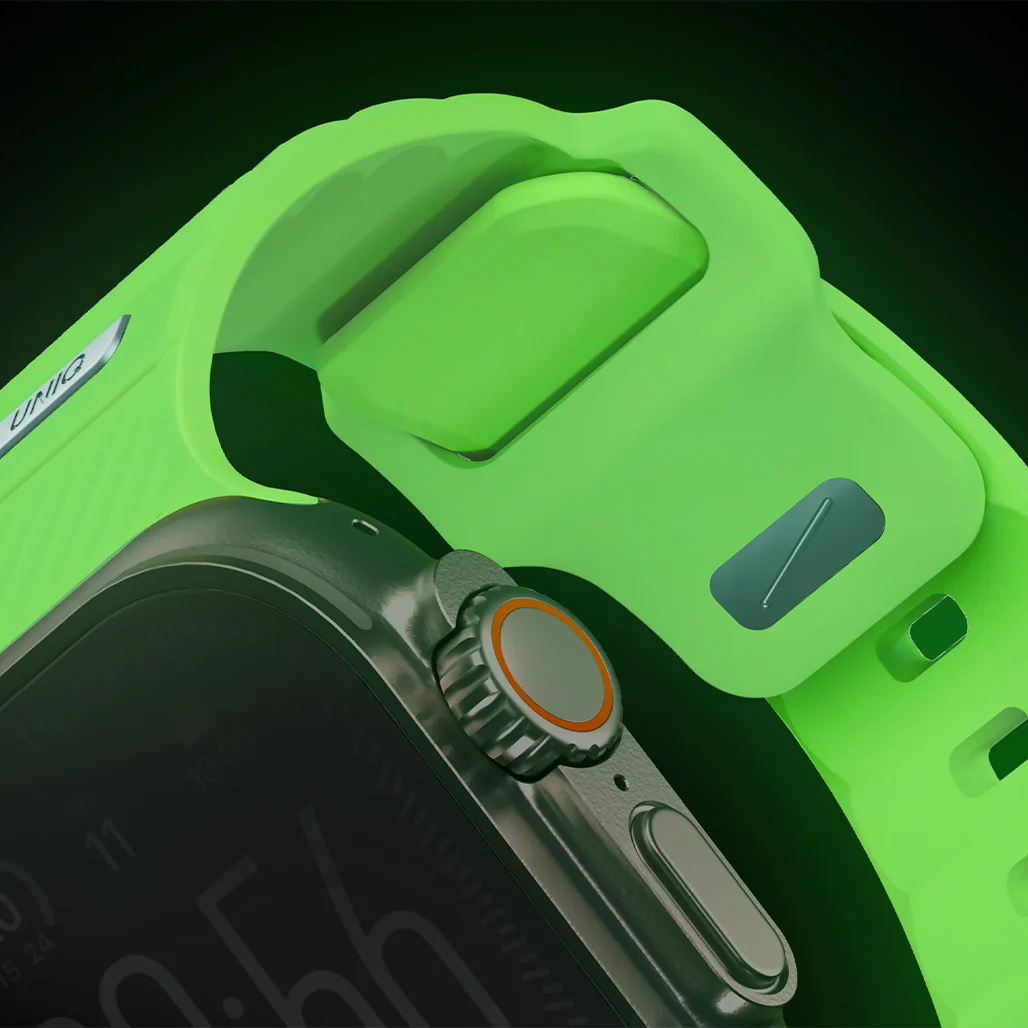 Uniq Stride Lume – High-Performance Glow-in-the-Dark FKM Sports Band for Apple Watch Ultra - Image 5
