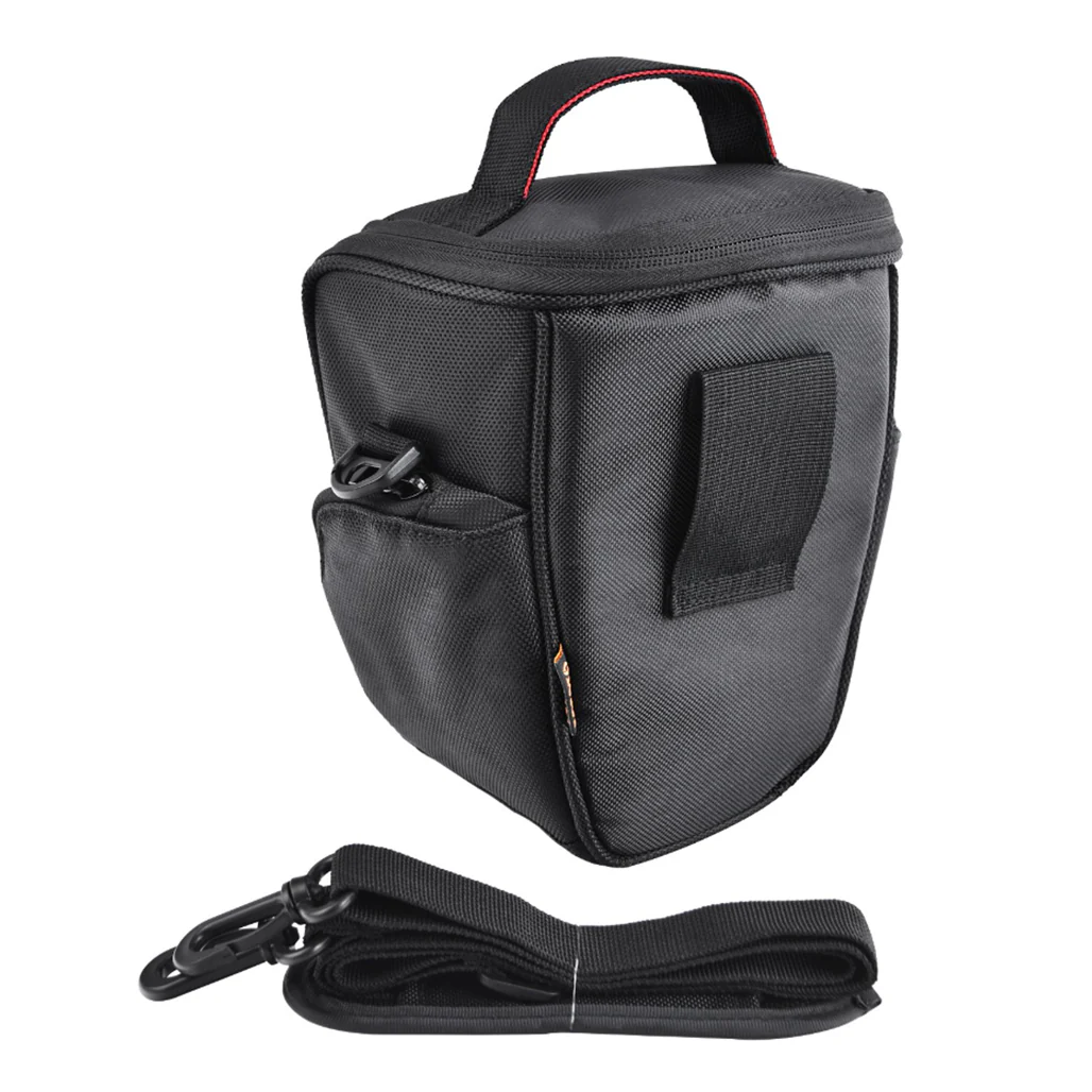 Universal DSLR Camera Bag – Nylon Holster Case for Nikon, Canon, Sony, Olympus, Pentax – Travel Shoulder Bag with Accessory Pockets – Black - Image 3