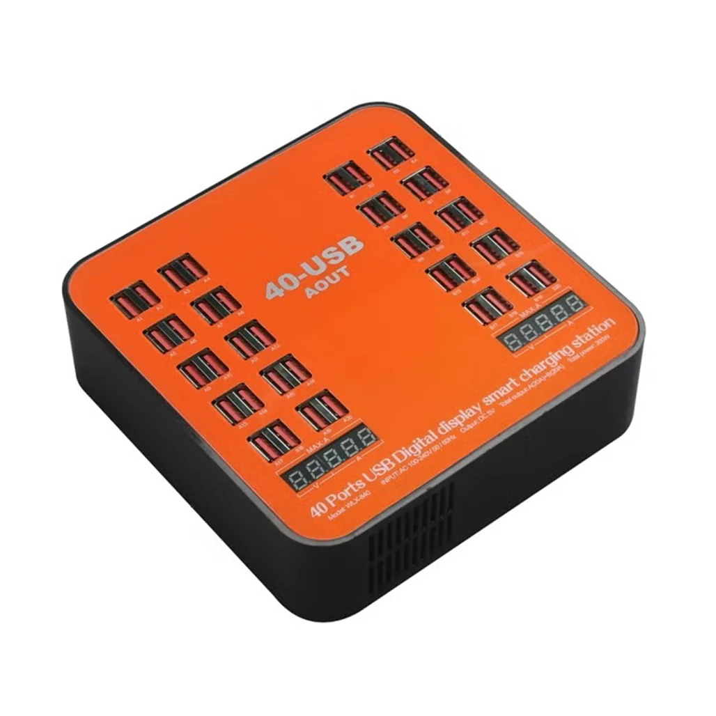 USB Charger 5V Digital Display Smart Charging Station 840 – 40 Ports - Image 2
