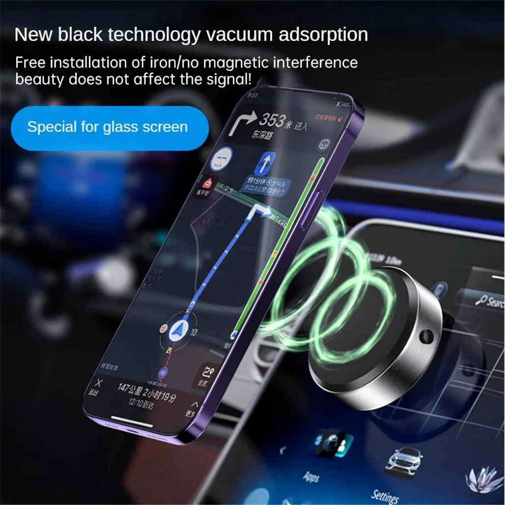 Magnetic Car Suction Cup Holder with Vacuum Technology - Type-C | X8/X8Q - Image 5