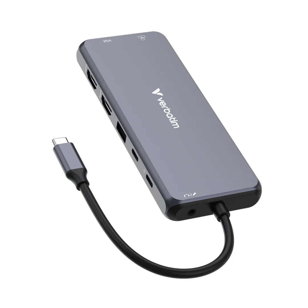 Verbatim USB-C Pro 14-Port Multiport Hub