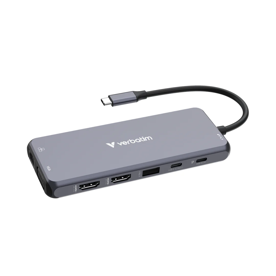Verbatim USB-C Pro 14-Port Multiport Hub - Image 5