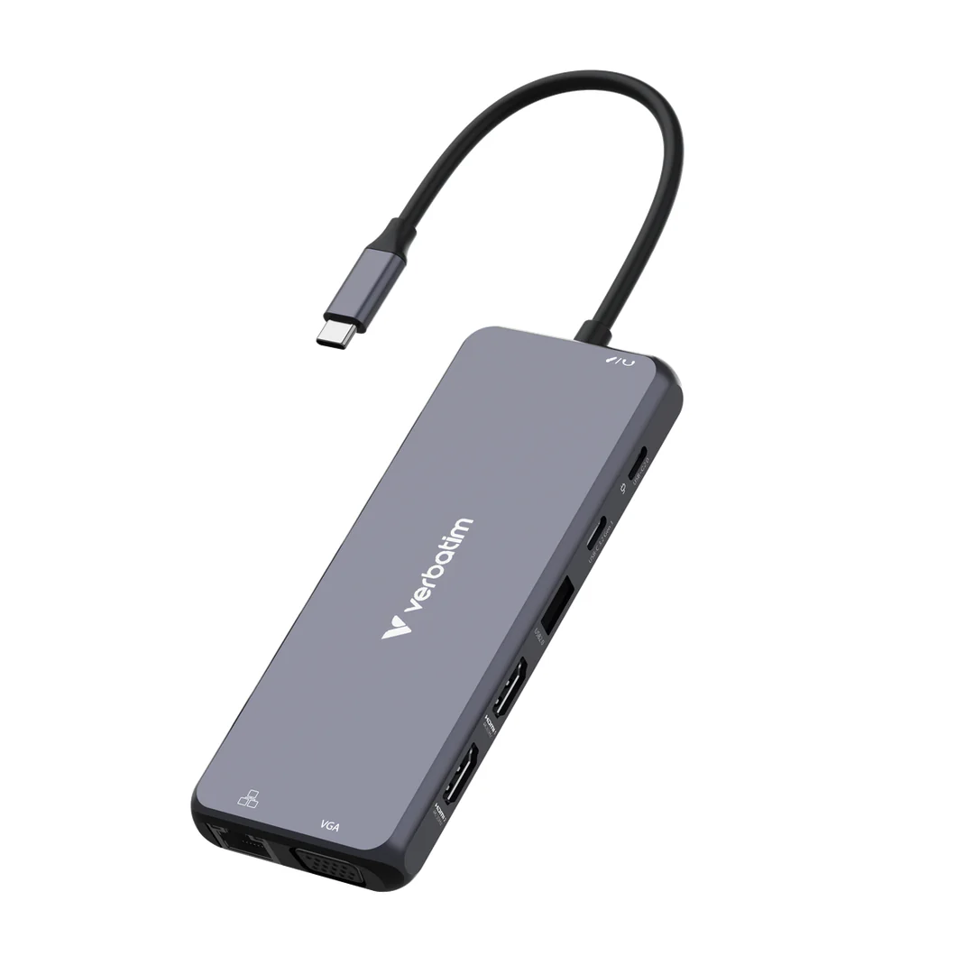 Verbatim USB-C Pro 14-Port Multiport Hub - Image 6