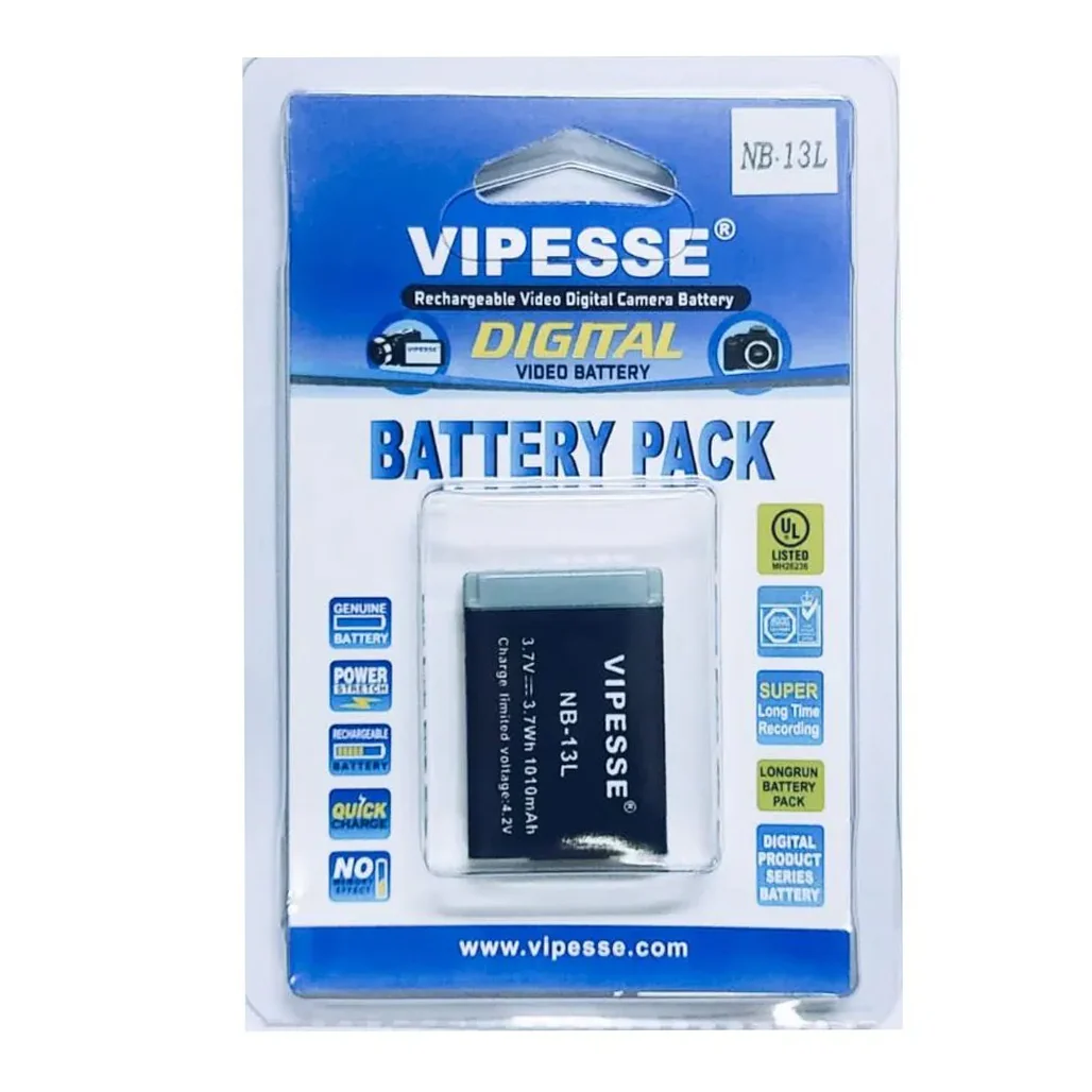 VIPESSE NB-13L Replacement Battery for Canon G7X Mark III - Image 3