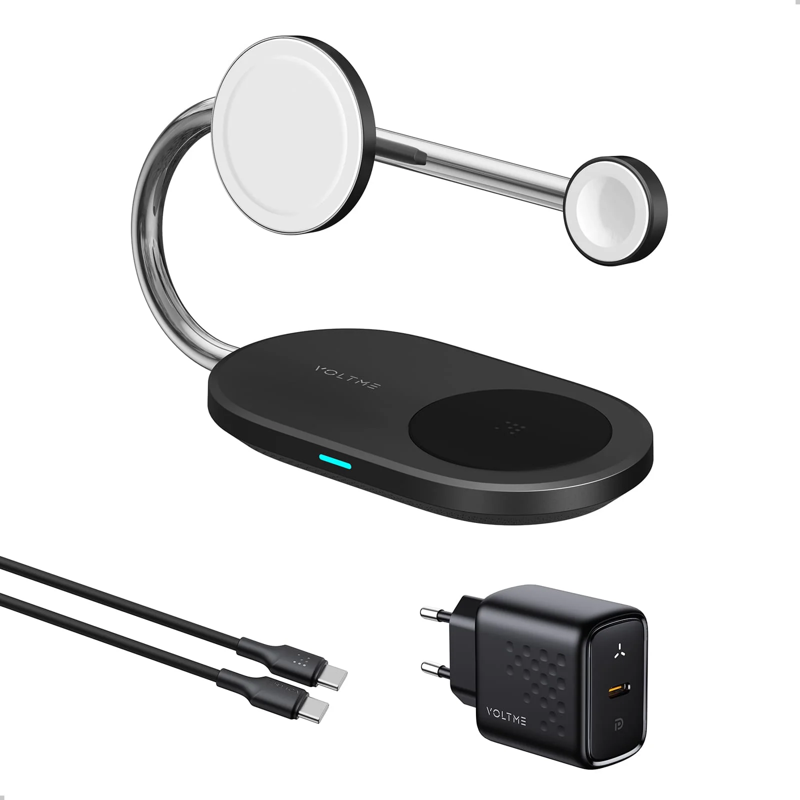 VOLTME MagPak 3-in-1 Qi2 Wireless Charger - Image 3