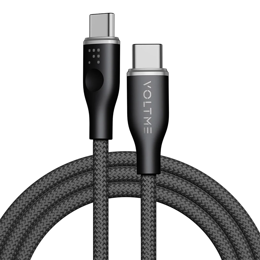 Voltme Powerlink Rugg Double Nylon Cable Type C to Type C 3A - 1.8M (60W)