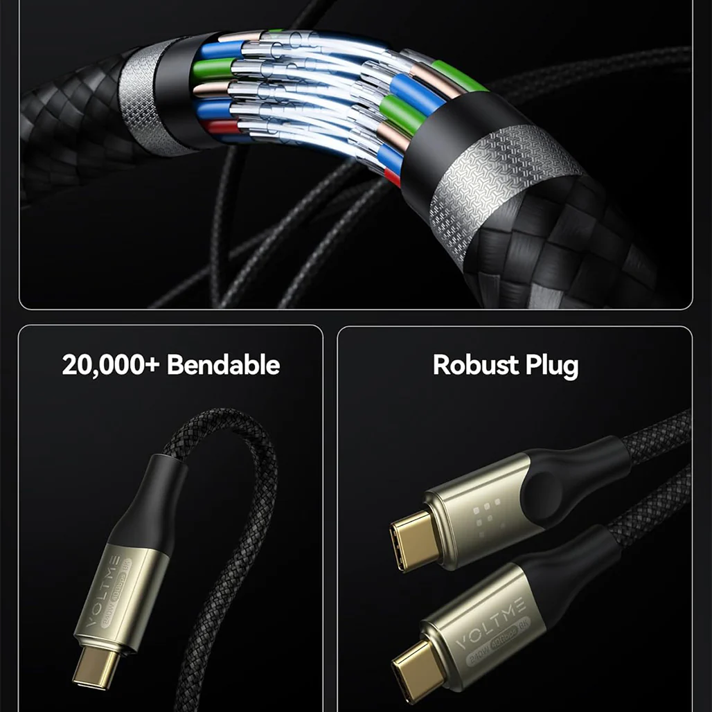 Voltme Powerlink Utron Series 3.6ft / 1.2M 240W USB-C Cable - Image 4