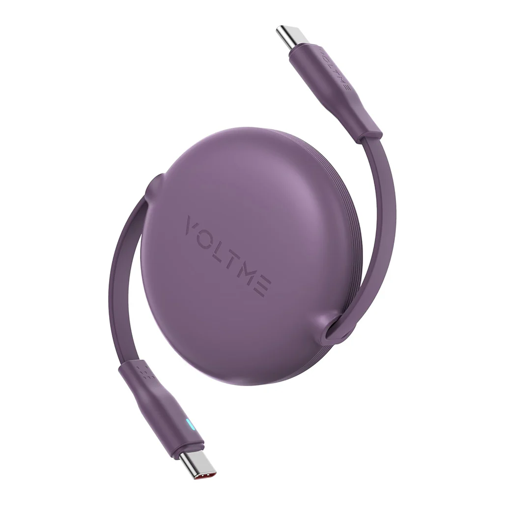 Voltme Powerlink YoYo Retractable USB-C to USB-C Cable 1m – 100W PD 3.0 Fast Charging - Image 4