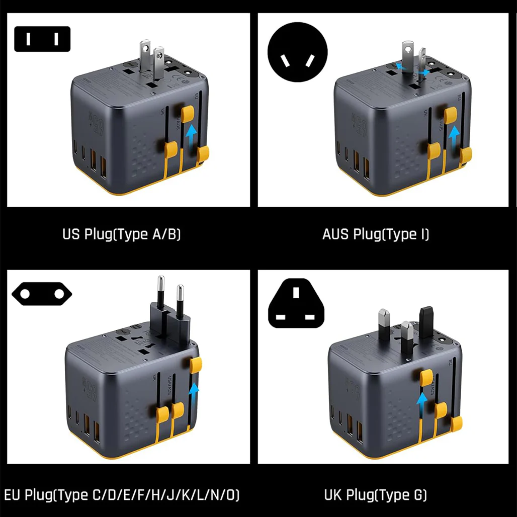 Voltme VITO Go EzTravel 65W Universal Travel Adapter - Image 5