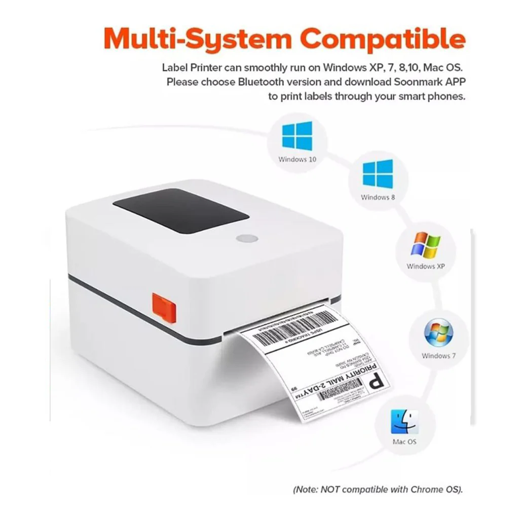 W Tech WT102 Direct Thermal Label Printer - Image 2