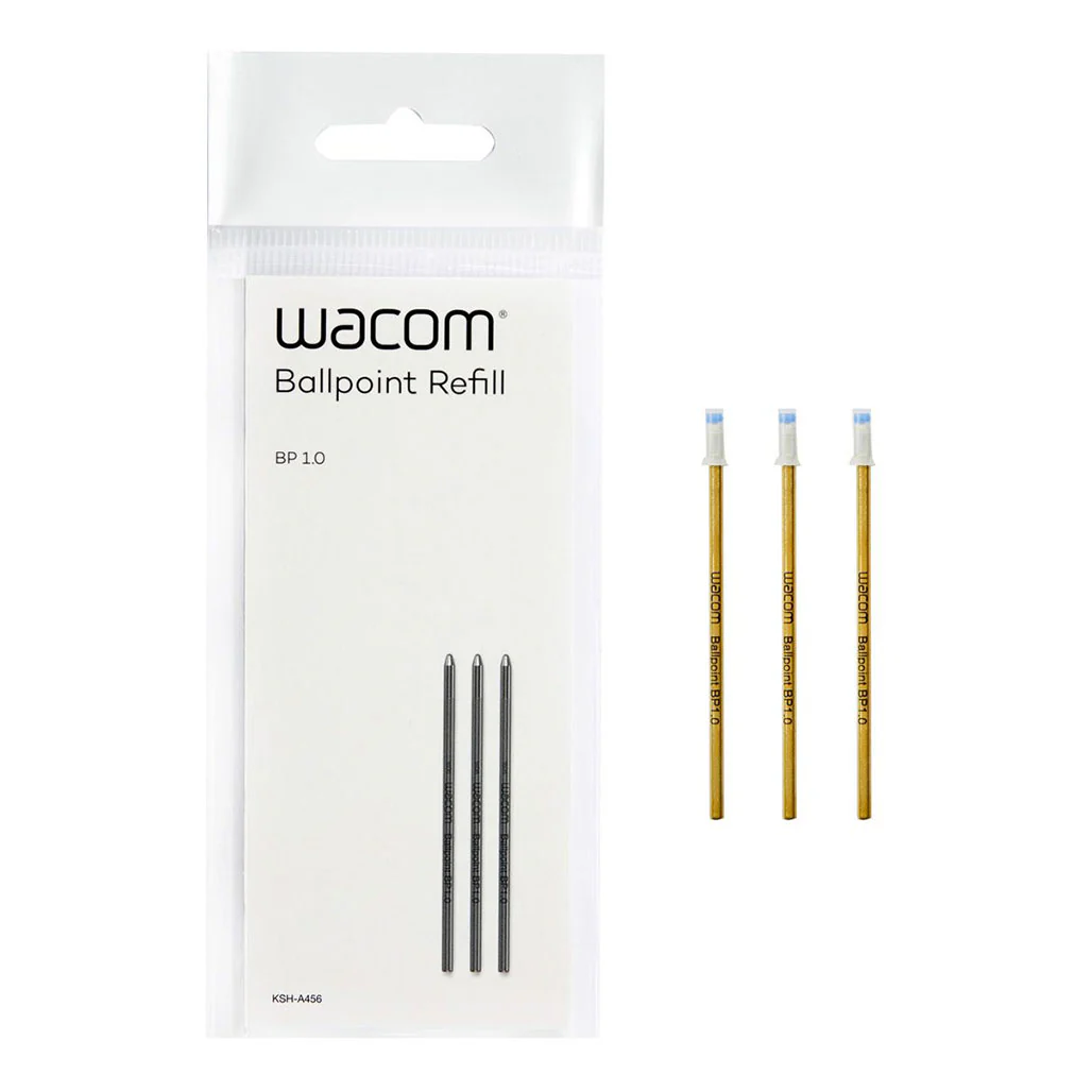 Wacom KP13300D Ballpoint Pen for Intuos Pro – Precision Drawing with 1.0mm Nib, Black Oil Ink, and 8,192 Pressure Levels - Image 3