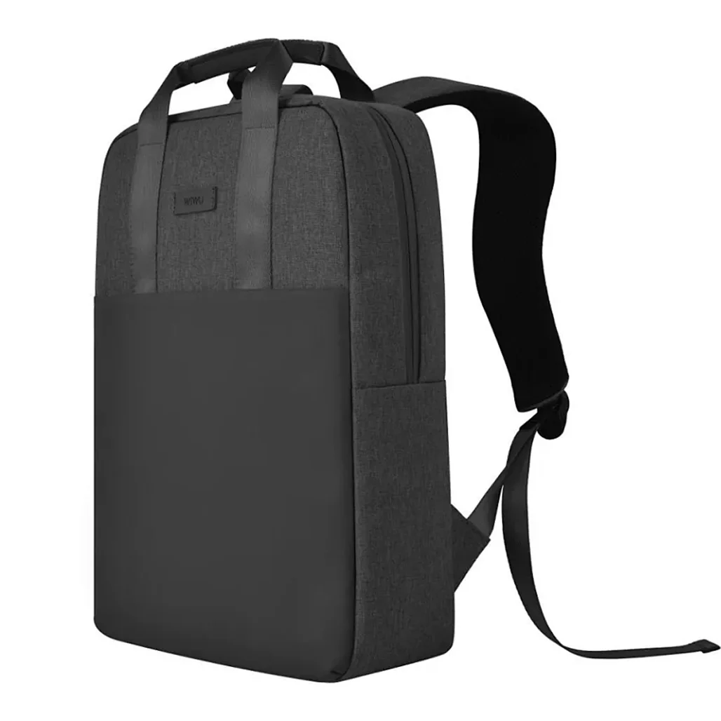 WiWU 15.6-Inch Water-Resistant Business Laptop Backpack – Minimalist Design with Large Capacity and Multi-Pocket Organization - Image 3
