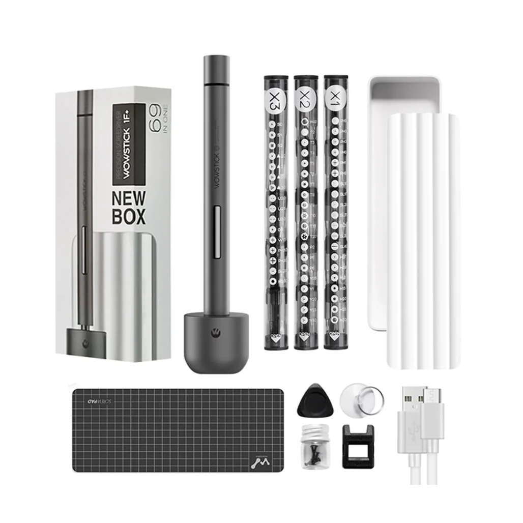 Wowstick 1F+ Plus Mini Electric Screwdriver Set | 69-in-One Precision Tool with LED Lighting