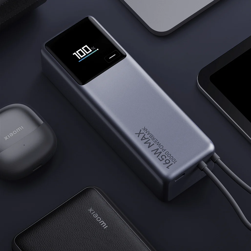 Xiaomi 165W Power Bank 10000mAh with Integrated USB-C Cable - Image 3