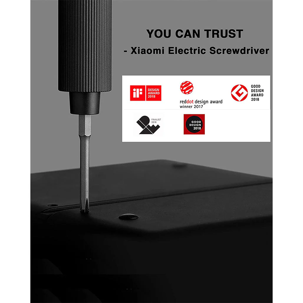Xiaomi Electric Precision Screwdriver – High-Precision Magnetic Motor with 24 S2 Steel Bits, 170RPM Speed, and Aluminium Alloy Case - Image 5