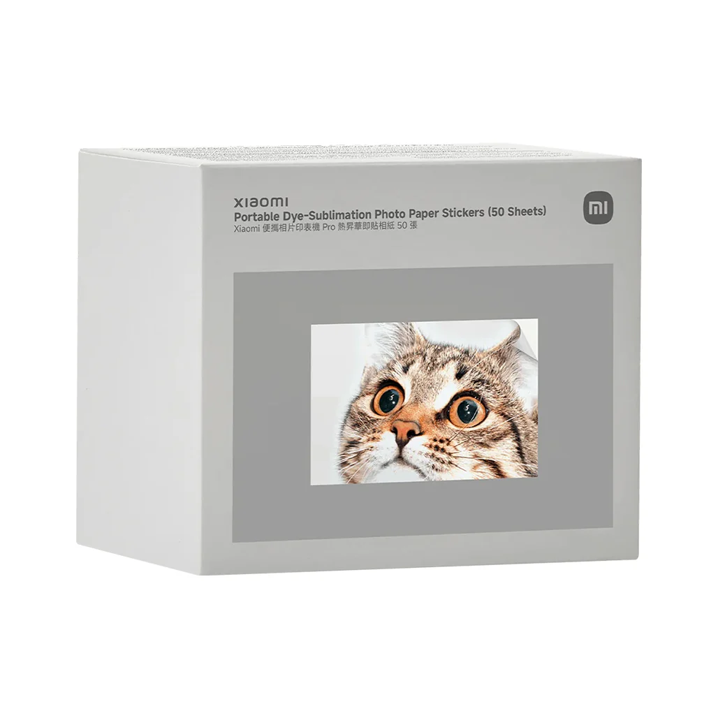 Xiaomi Portable Dye-Sublimation Photo Paper Stickers - 50 Sheets - Image 2