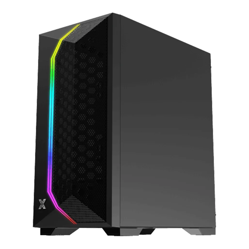Xigmatek Gemini II Black | High-Airflow Micro-ATX Gaming Case - Image 3
