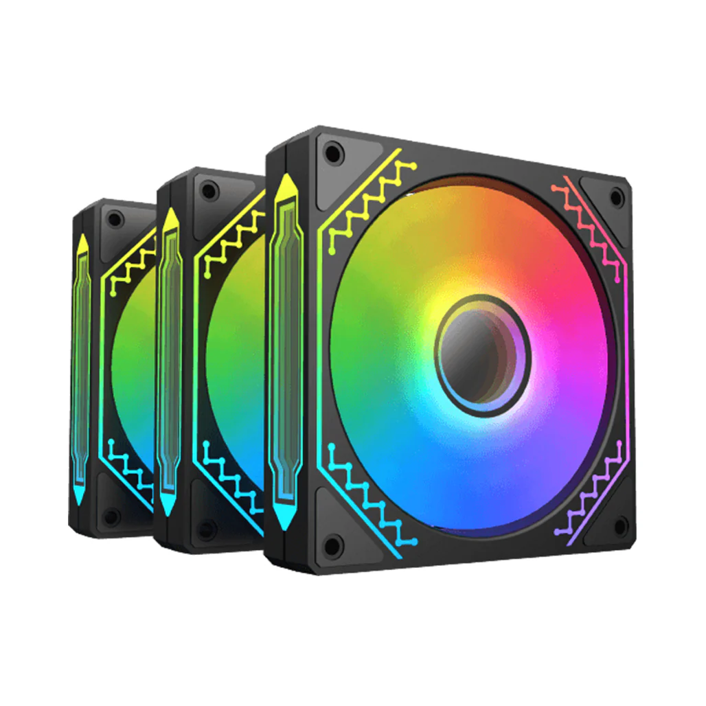Xigmatek Starz Pro | 120mm ARGB Infinity Mirror Fan Kit