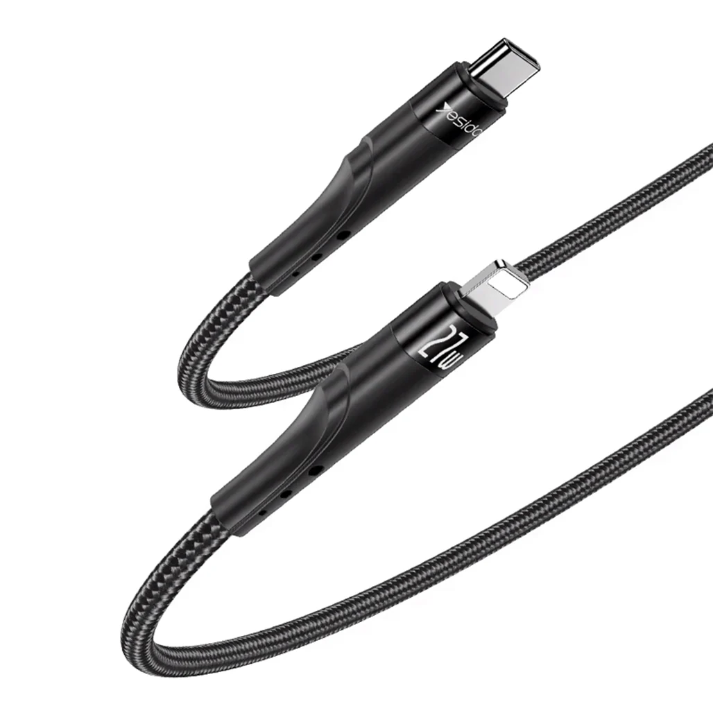 Yesido CA115 3m Type-C to Lightning Data Transfer & Charge Cable – Fast Charging USB Cable for Mobile Devices, Tablet & More