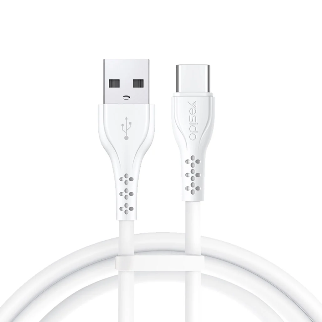 Yesido CA71 1M Type-C Data Cable | 3A Fast Charging & Durable PVC Construction - Image 2