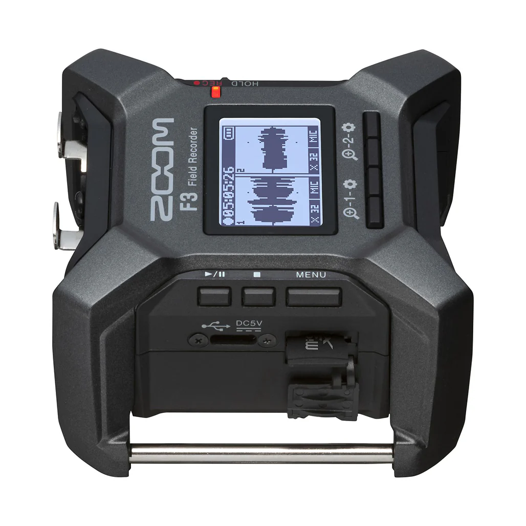Zoom F3 32-Bit Float Field Audio Recorder with Dual A/D Converters, XLR Inputs, and 192 kHz WAV Recording - Image 3