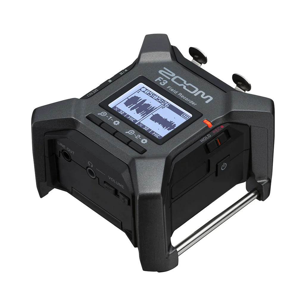 Zoom F3 32-Bit Float Field Audio Recorder with Dual A/D Converters, XLR Inputs, and 192 kHz WAV Recording - Image 4