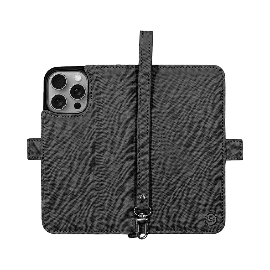 Zuck Bear Shockproof Wallet Case for iPhone 16 Pro Max – Dual Card Slots, Magnetic Closure & Stand Function